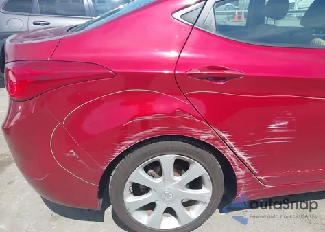2012 Hyundai Elantra Limited (Ulsan Plant) from USA, damaged, VIN KMHDH4AE7CU362184